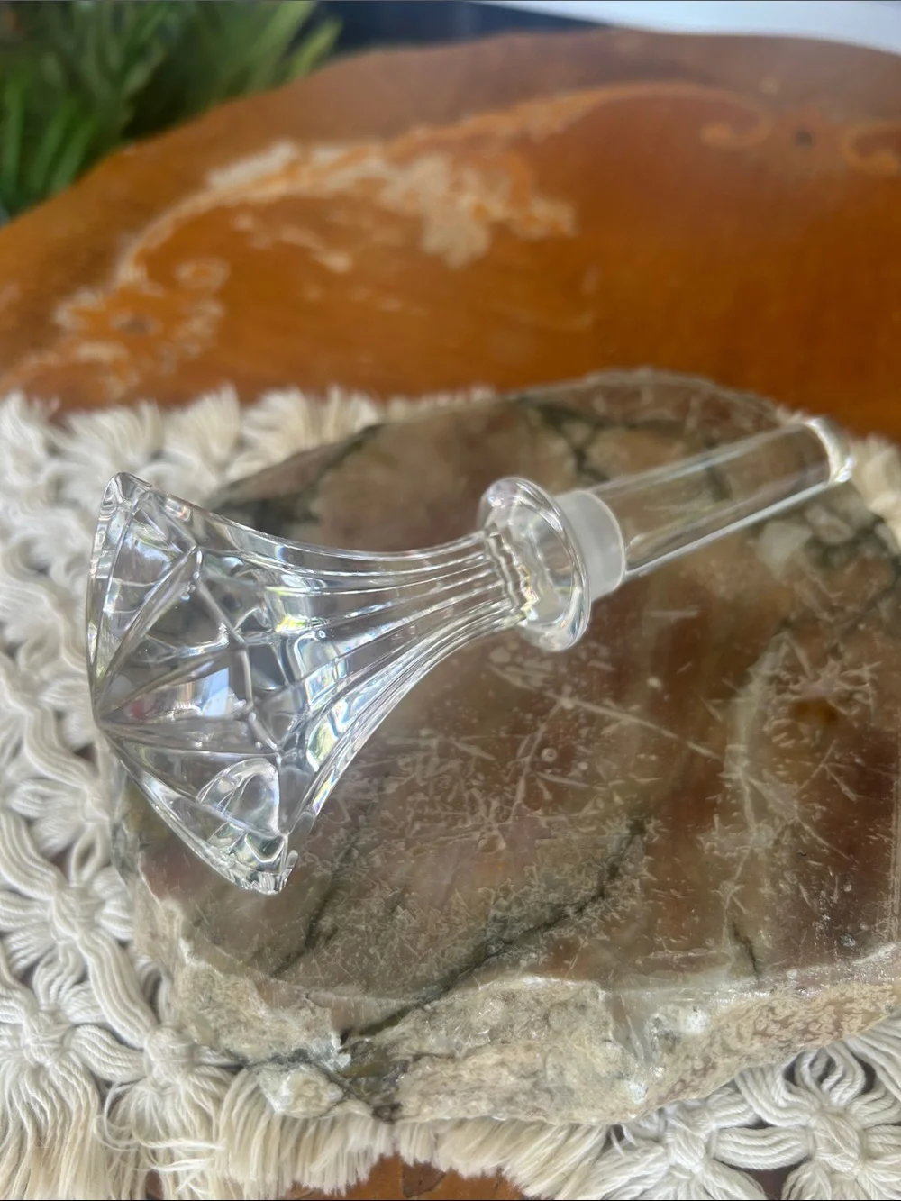 Marquis by Waterford Clear Crystal Bottle Stopper